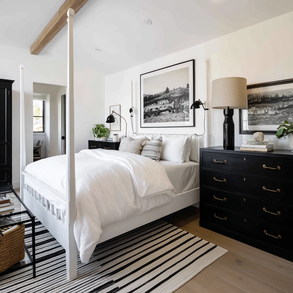 Black And White Bedroom Ideas 50