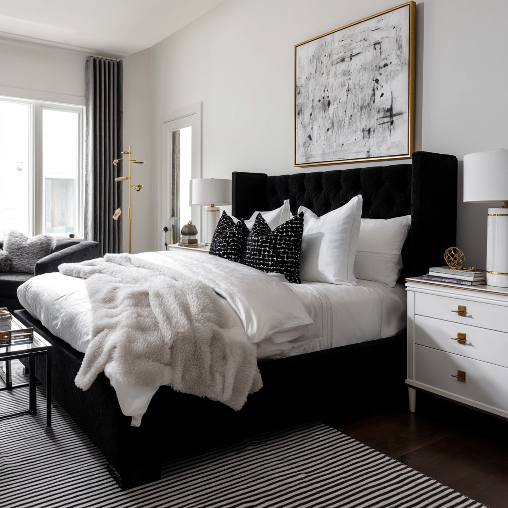 Black And White Bedroom Ideas 53