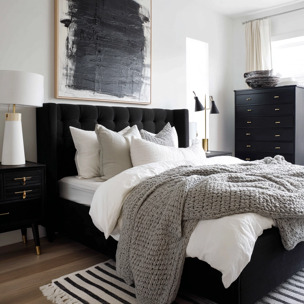 Black And White Bedroom Ideas 66