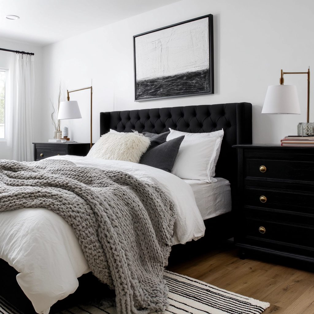 Black And White Bedroom Ideas 67