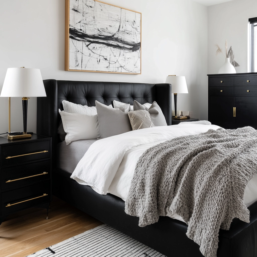 Black And White Bedroom Ideas 68