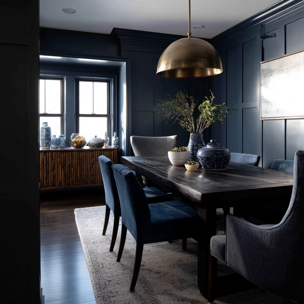 Blue Dining Room Ideas 37