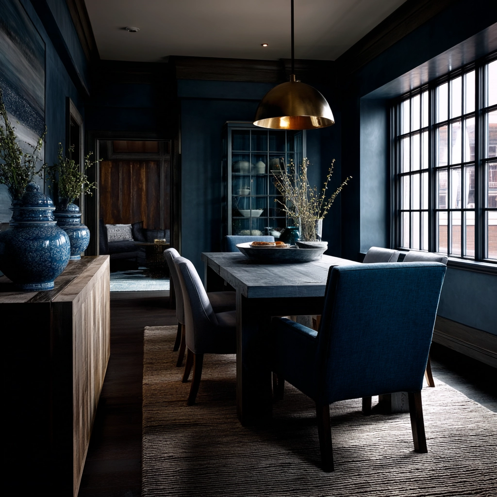 Blue Dining Room Ideas 39