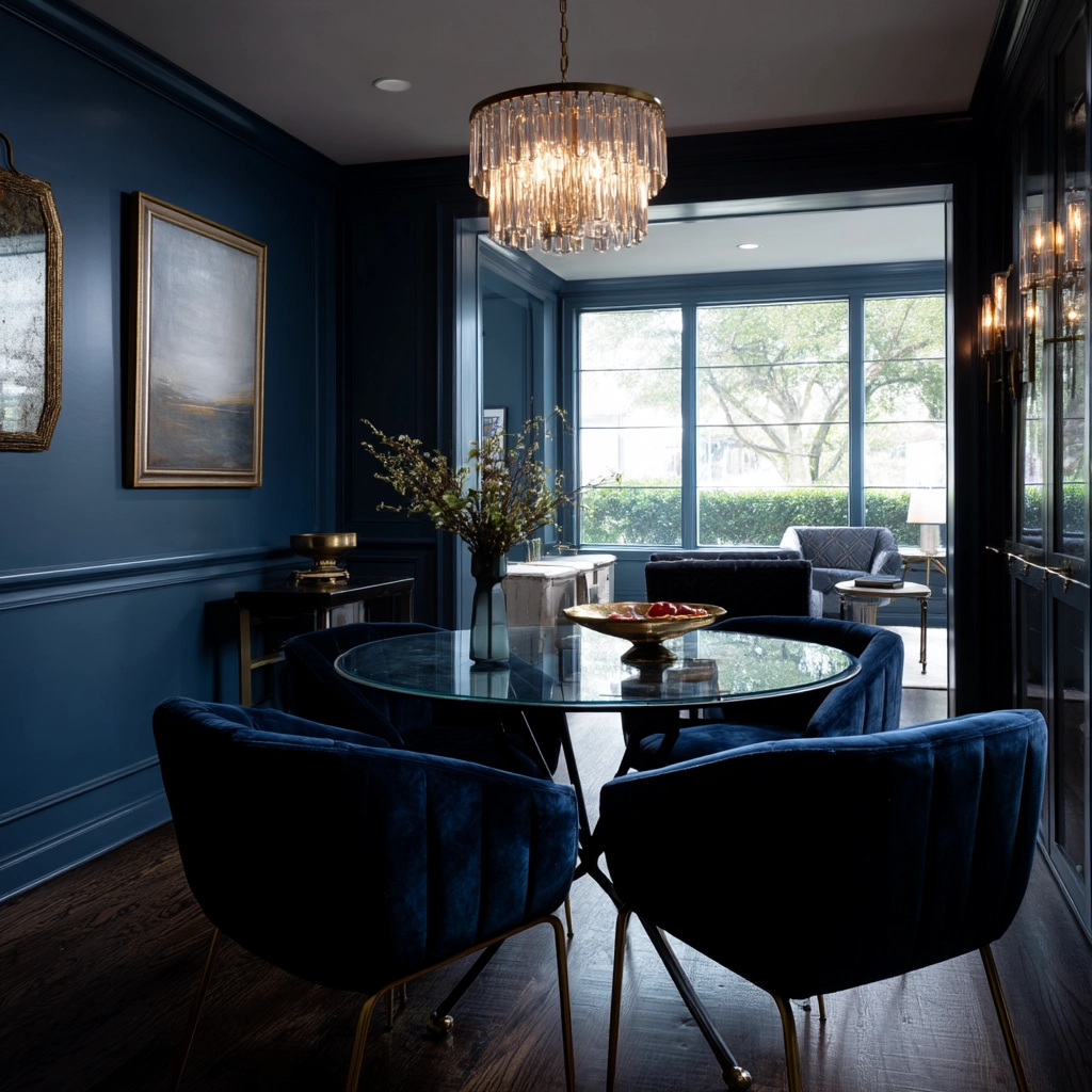 Blue Dining Room Ideas 50