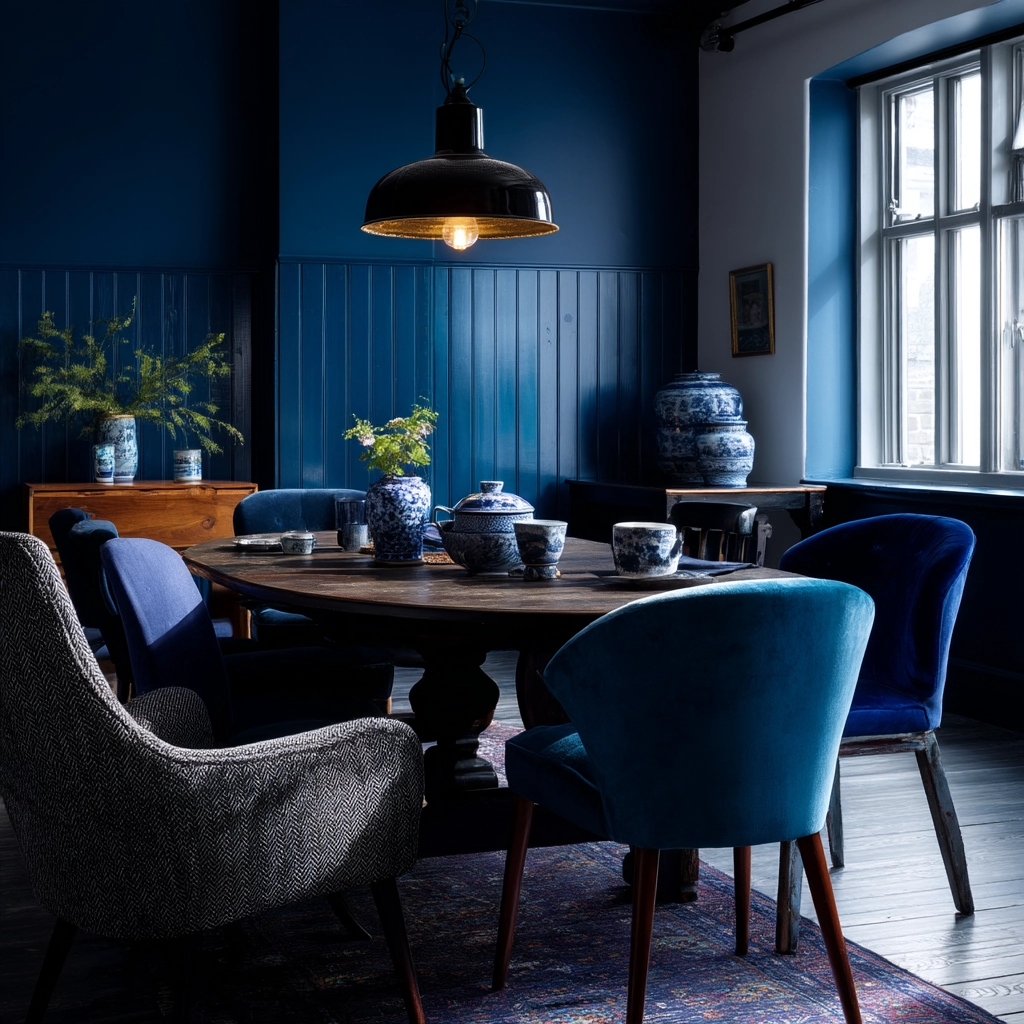 Blue Dining Room Ideas 70