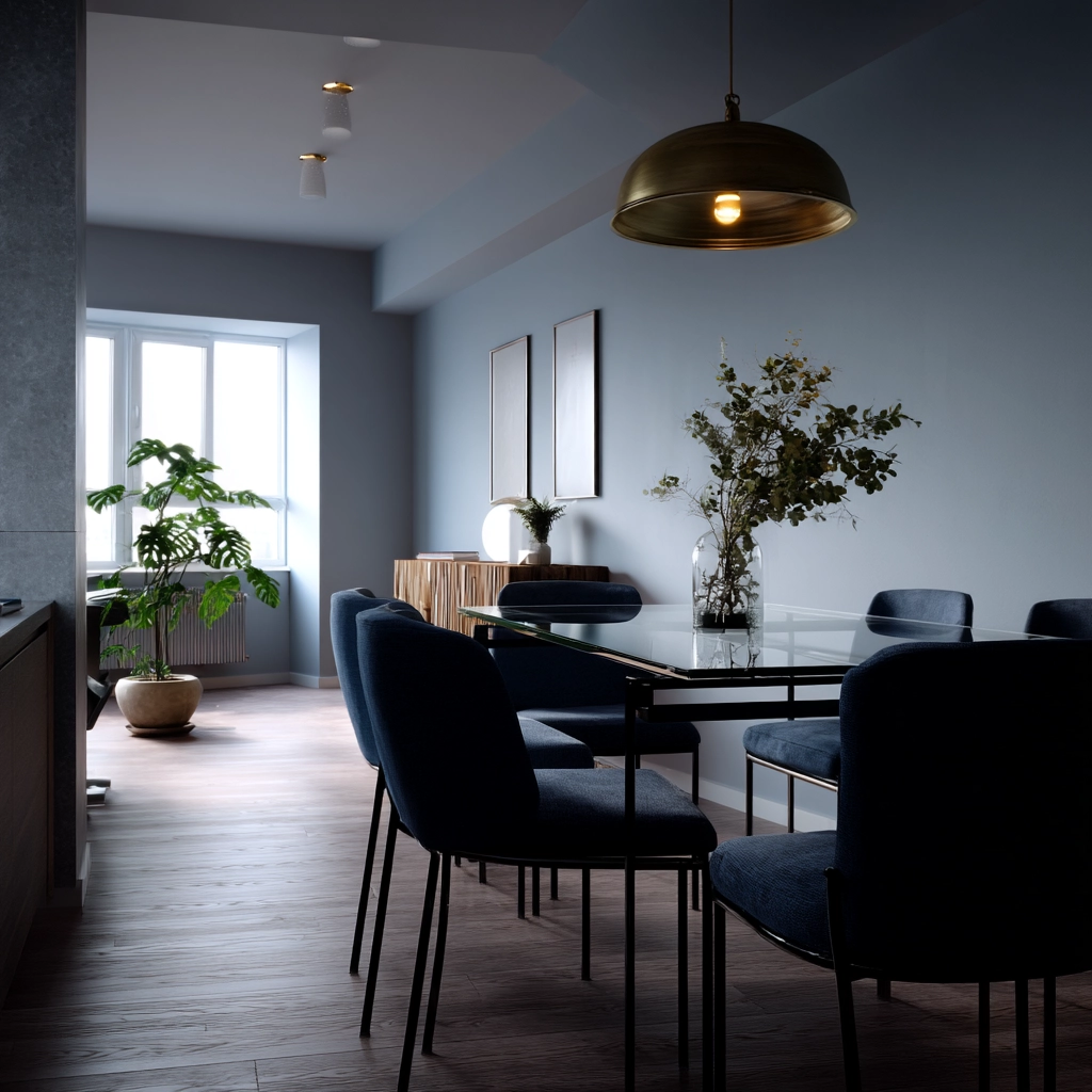 Blue Dining Room Ideas 76