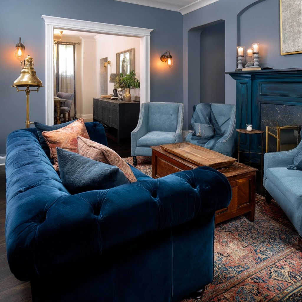 Blue Sofa Living Room Ideas 12