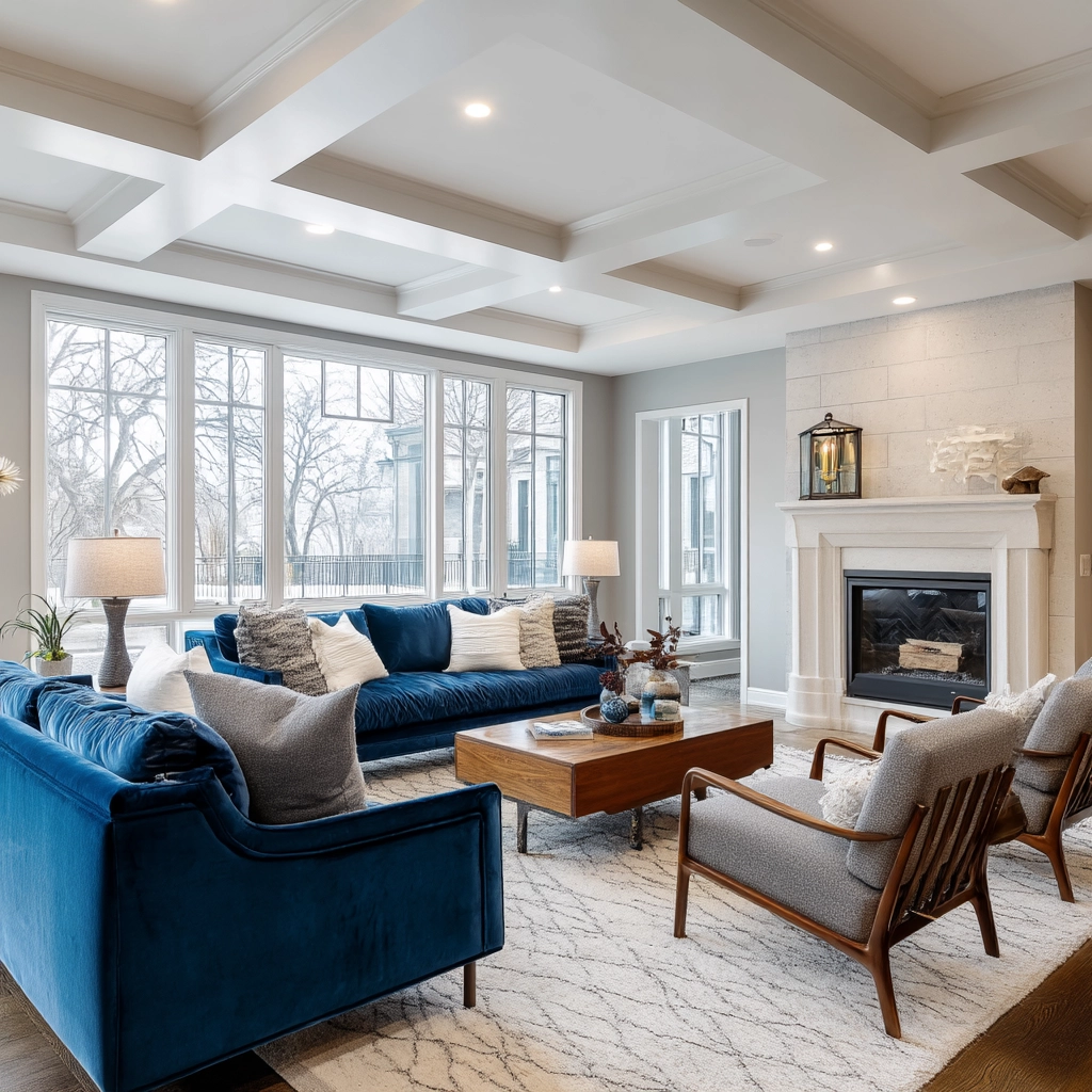 Blue Sofa Living Room Ideas 24