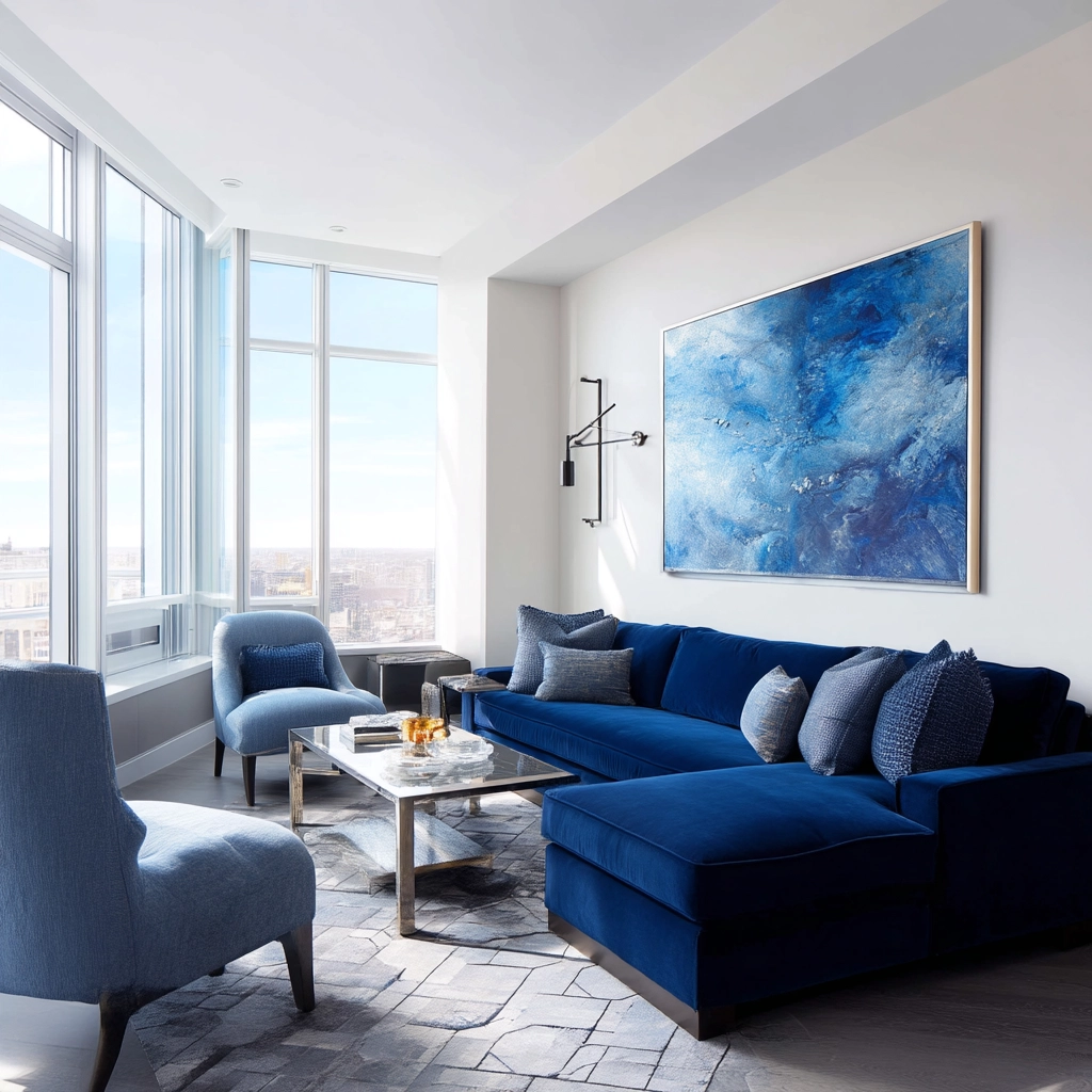 Blue Sofa Living Room Ideas 33