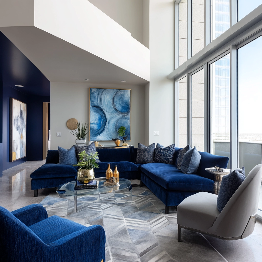 Blue Sofa Living Room Ideas 34