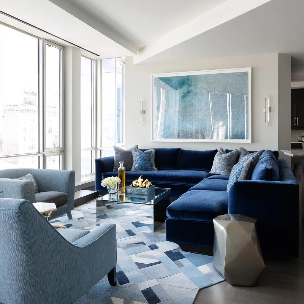 Blue Sofa Living Room Ideas 36