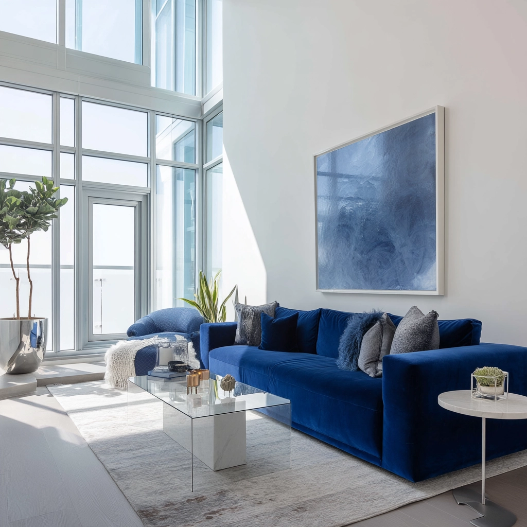 Blue Sofa Living Room Ideas 52