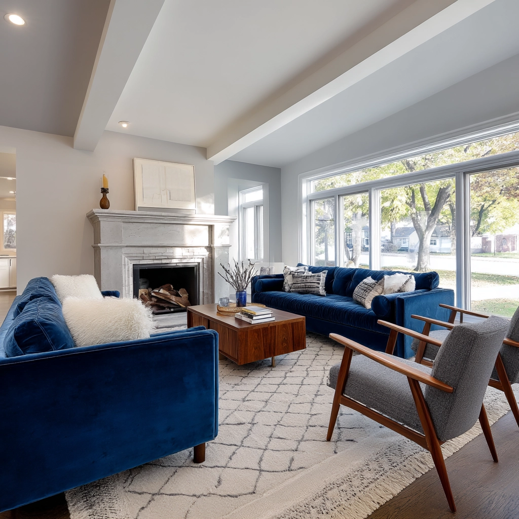 Blue Sofa Living Room Ideas 65