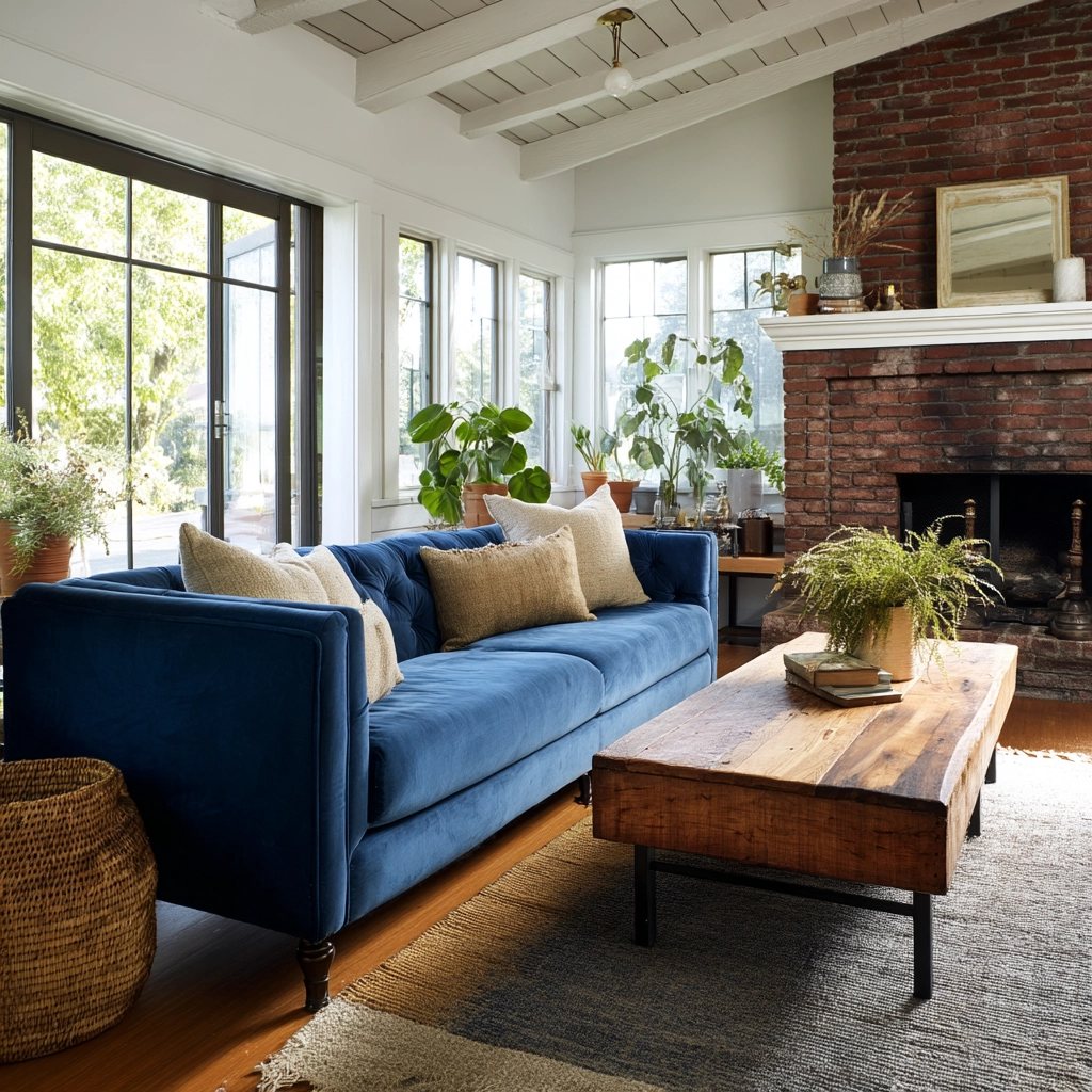 Blue Sofa Living Room Ideas 70