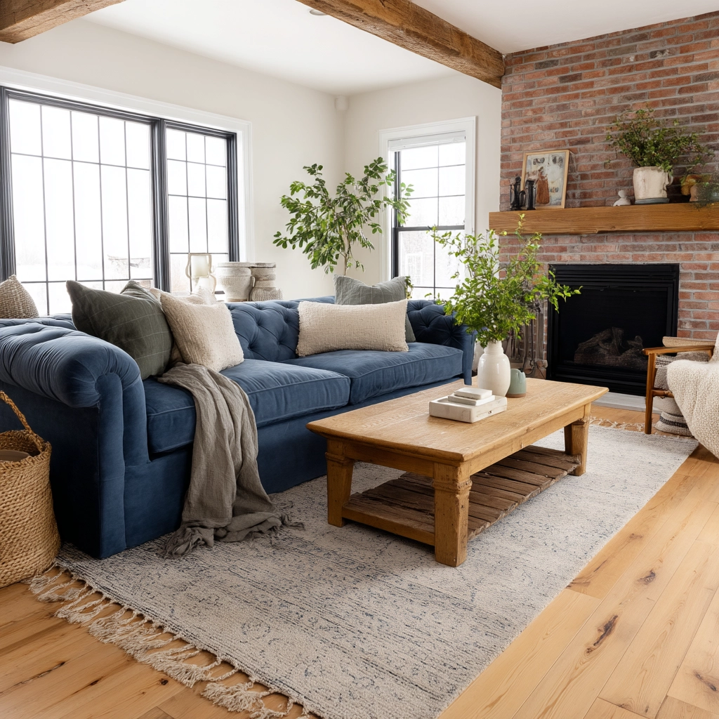 Blue Sofa Living Room Ideas 71