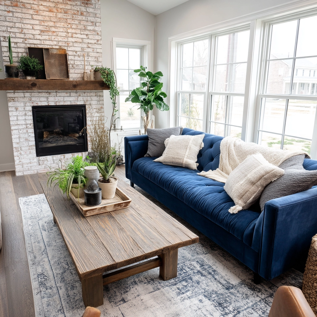 Blue Sofa Living Room Ideas 72