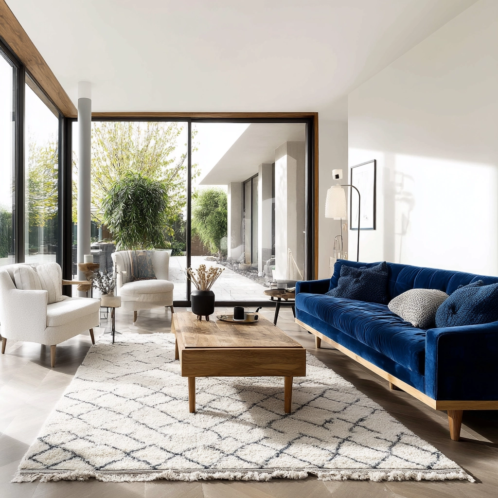 Blue Sofa Living Room Ideas 8