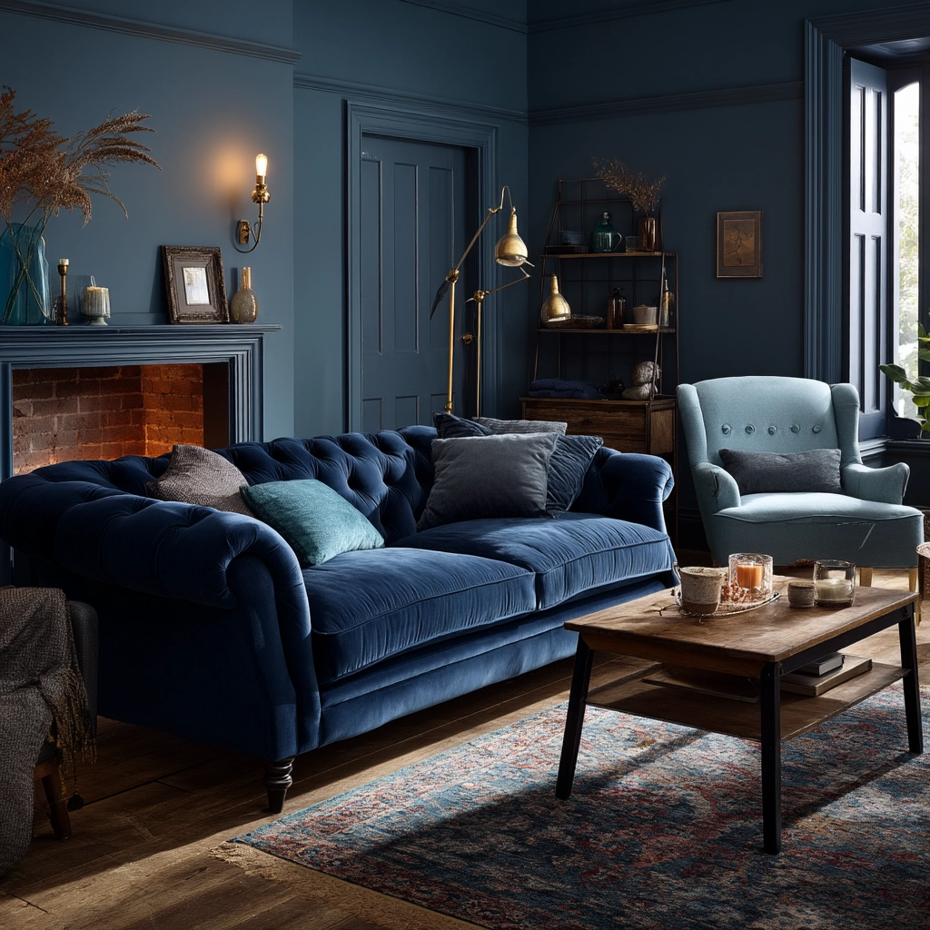 Blue Sofa Living Room Ideas 80