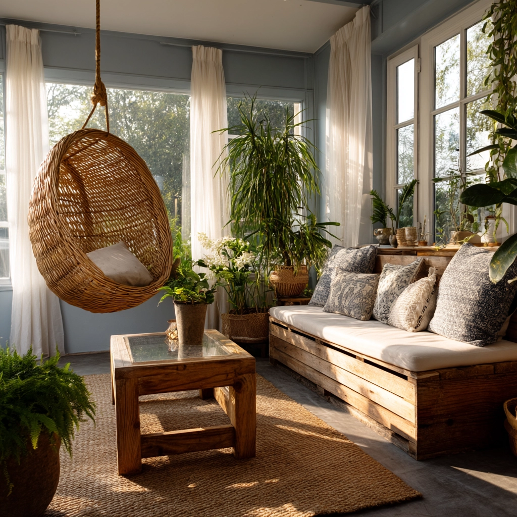 Boho Sunroom 27