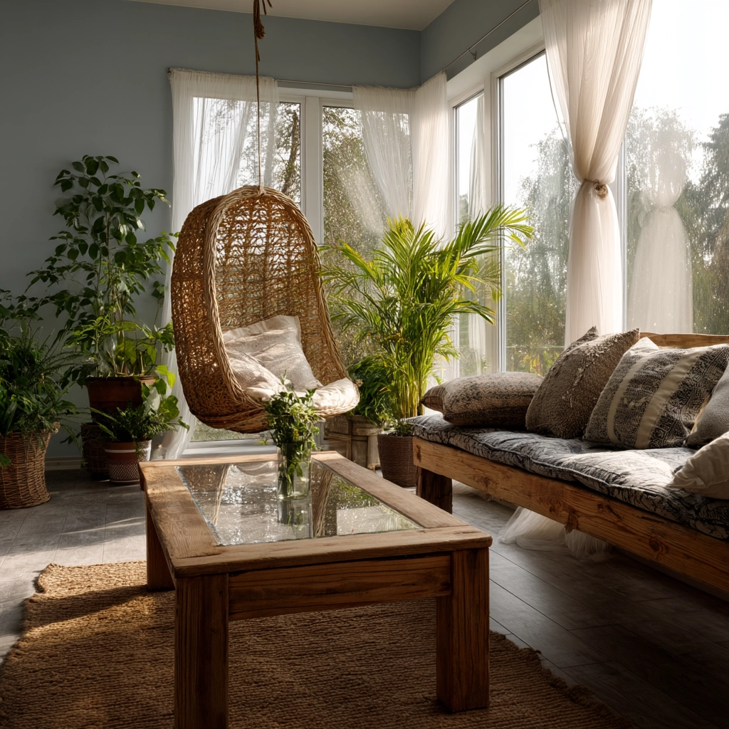 Boho Sunroom 28