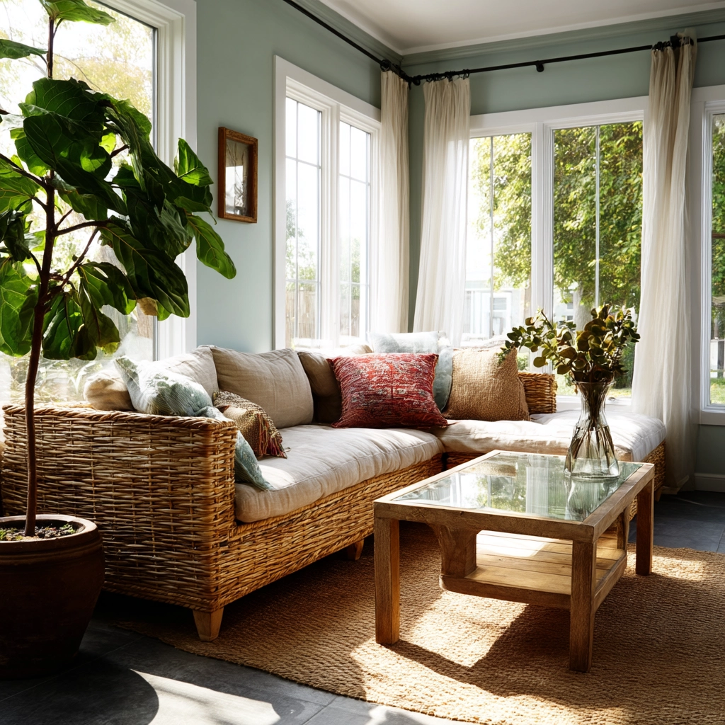 Boho Sunroom 34