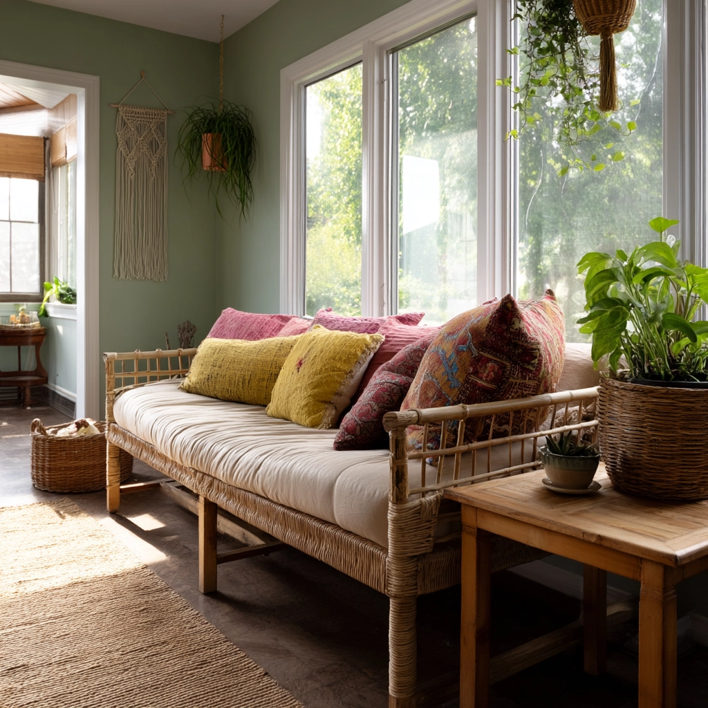 Boho Sunroom 43