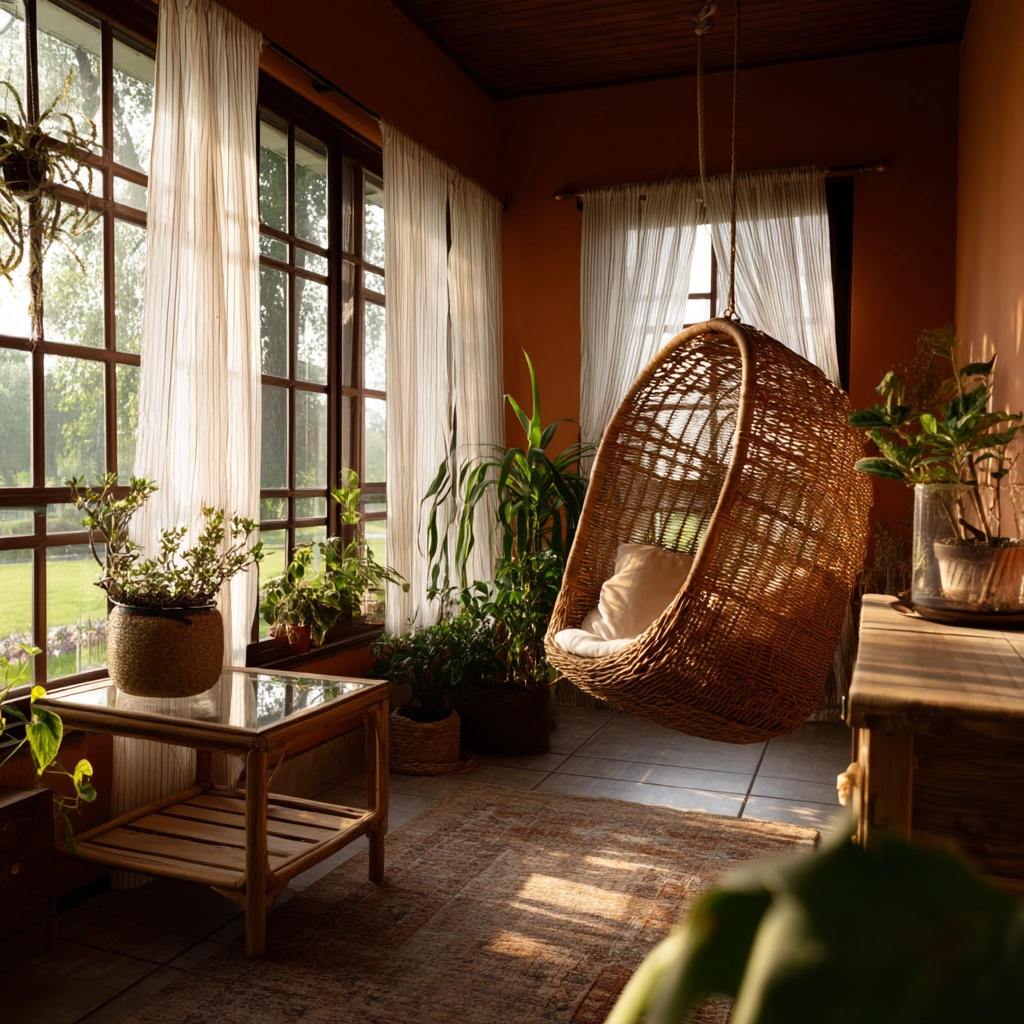Boho Sunroom 45