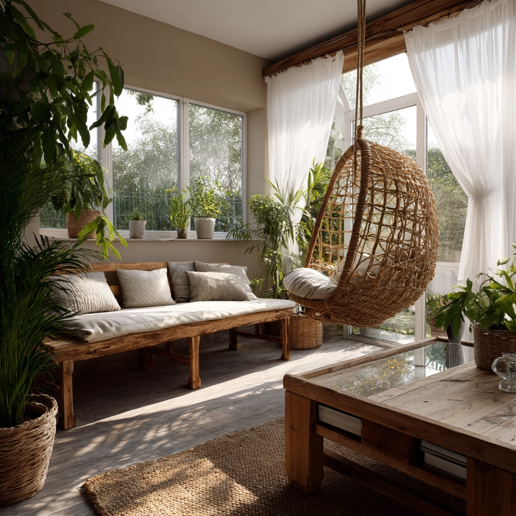 Boho Sunroom 7