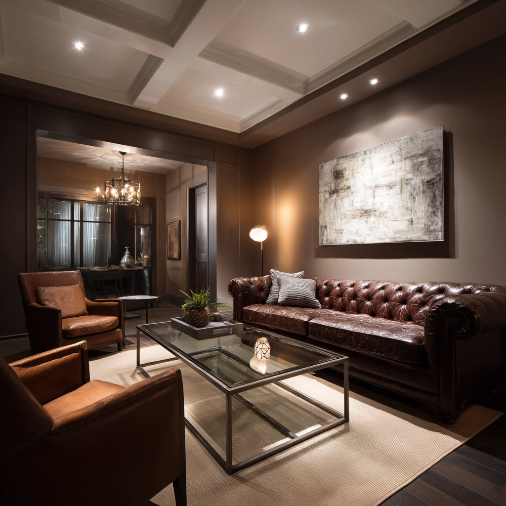 Brown Living Room Decorating Ideas 23