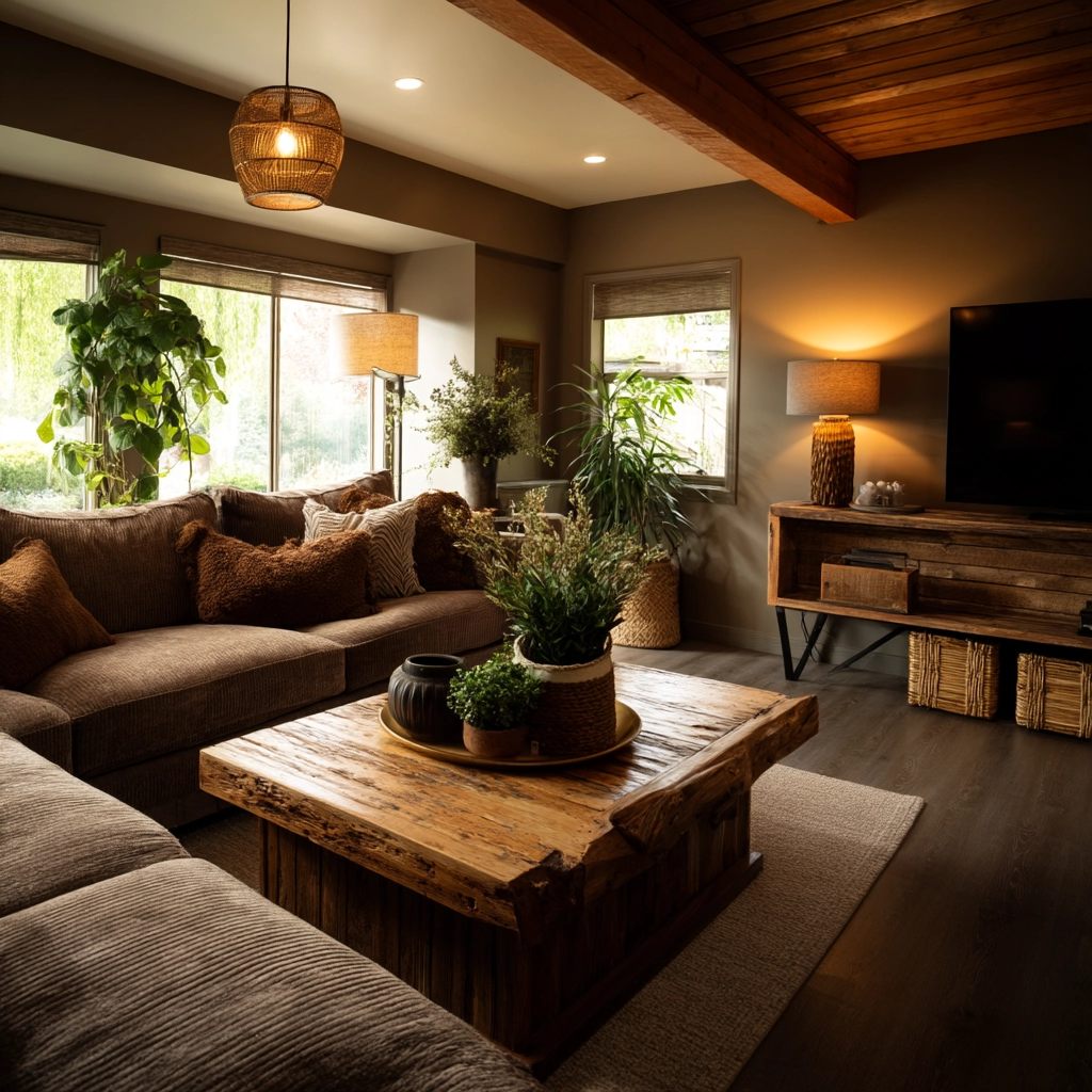 Brown Living Room Decorating Ideas 25