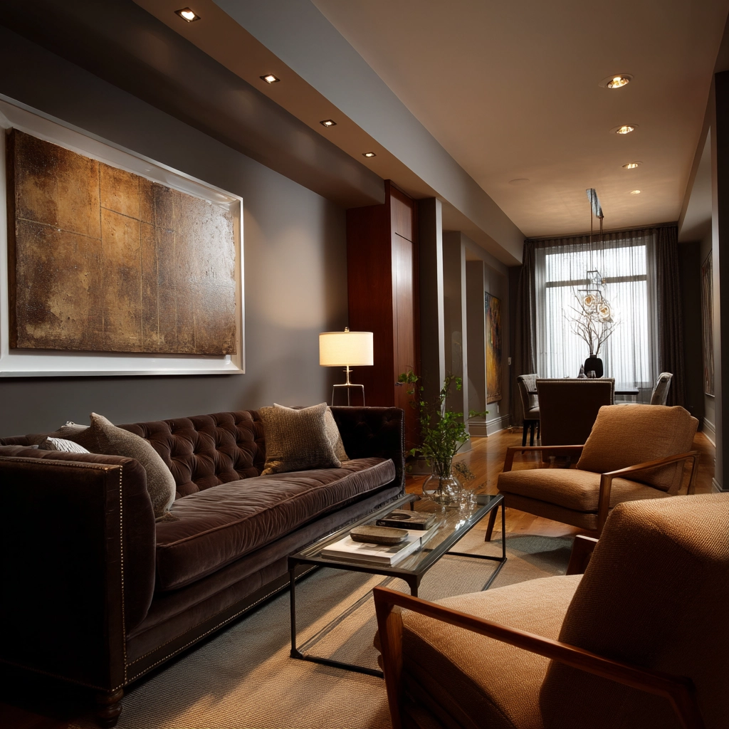 Brown Living Room Decorating Ideas 37