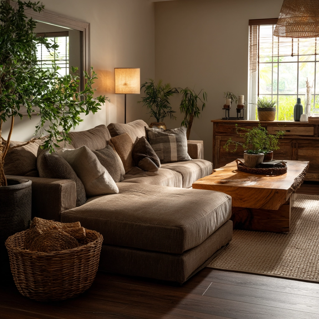 Brown Living Room Decorating Ideas 43