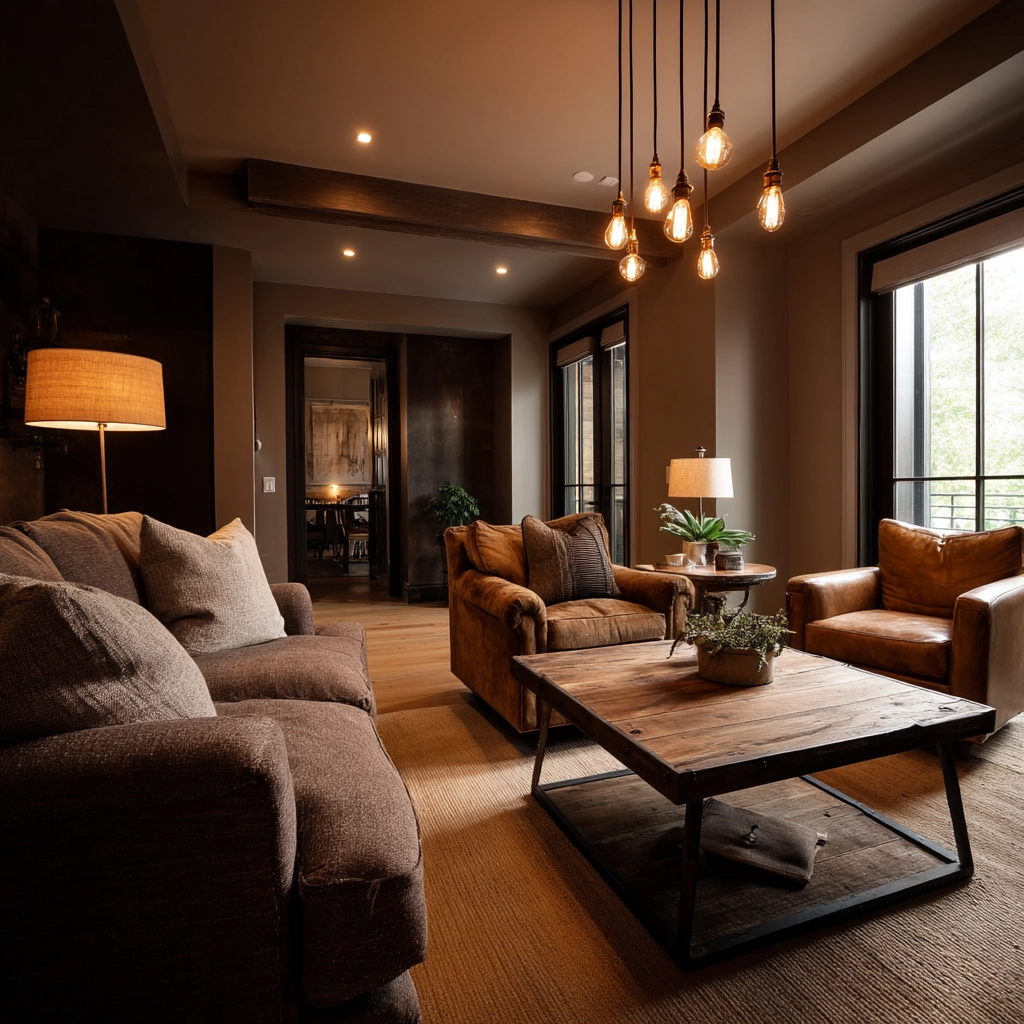 Brown Living Room Decorating Ideas 49