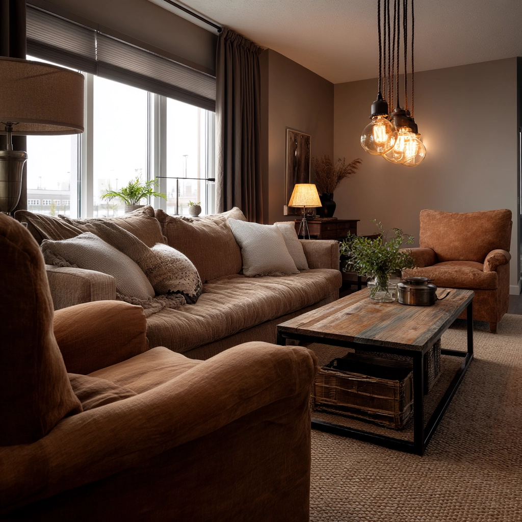 Brown Living Room Decorating Ideas 50