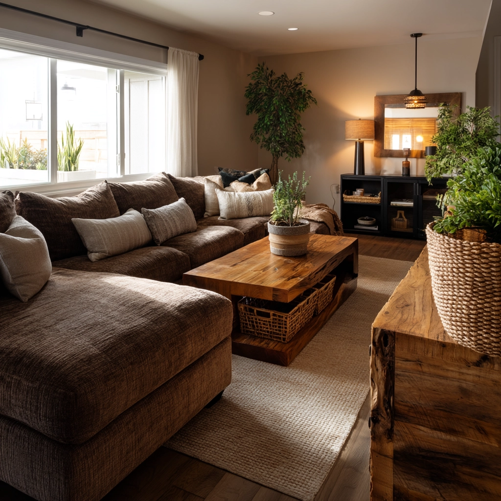 Brown Living Room Decorating Ideas 60