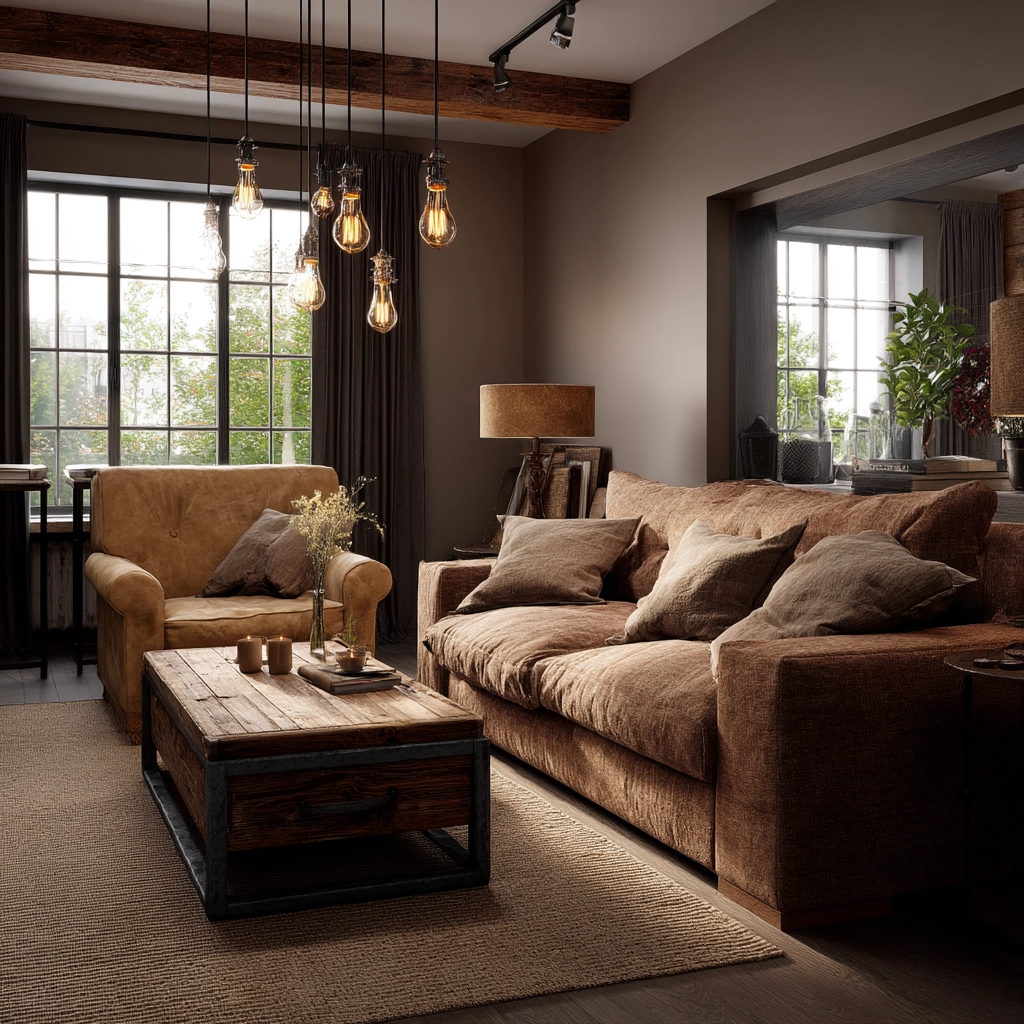 Brown Living Room Decorating Ideas 66