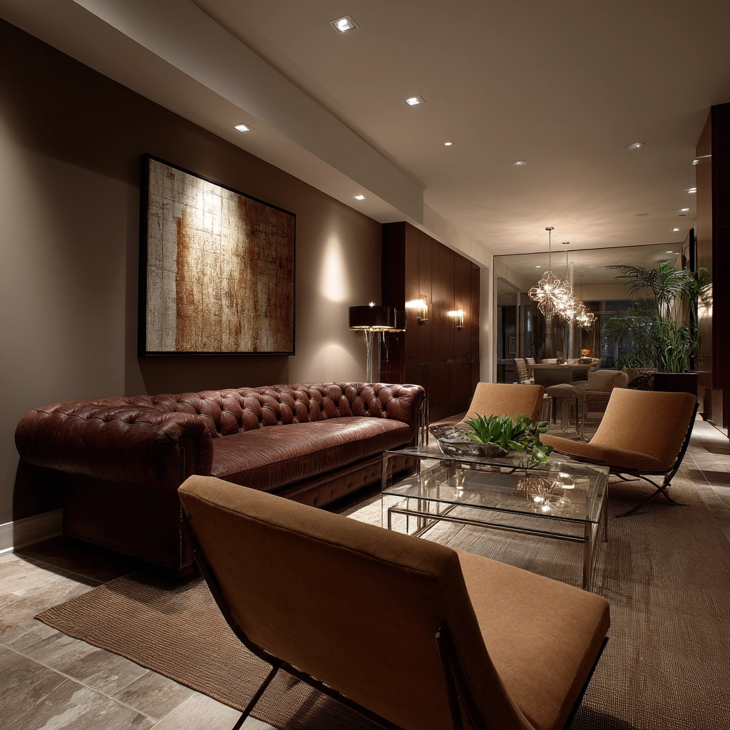 Brown Living Room Decorating Ideas 69