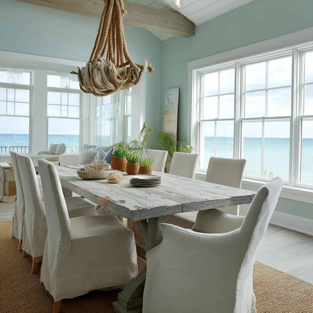 Coastal Dining Room Ideas 21