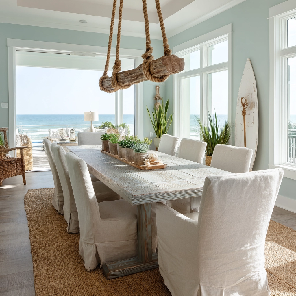 Coastal Dining Room Ideas 24