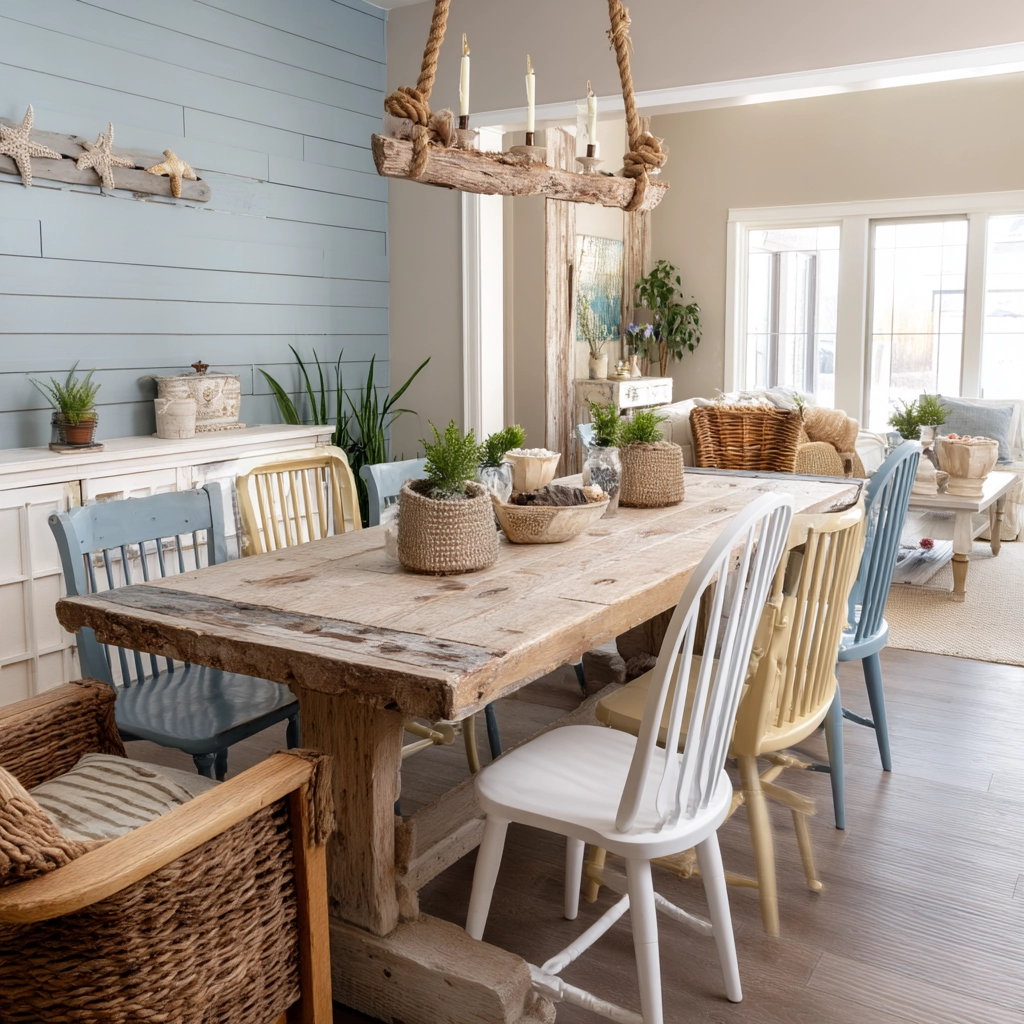 Coastal Dining Room Ideas 31