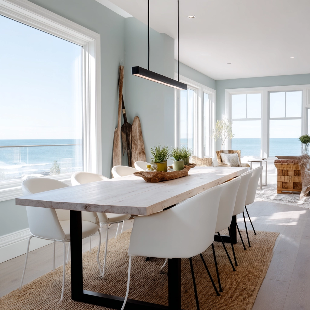 Coastal Dining Room Ideas 75