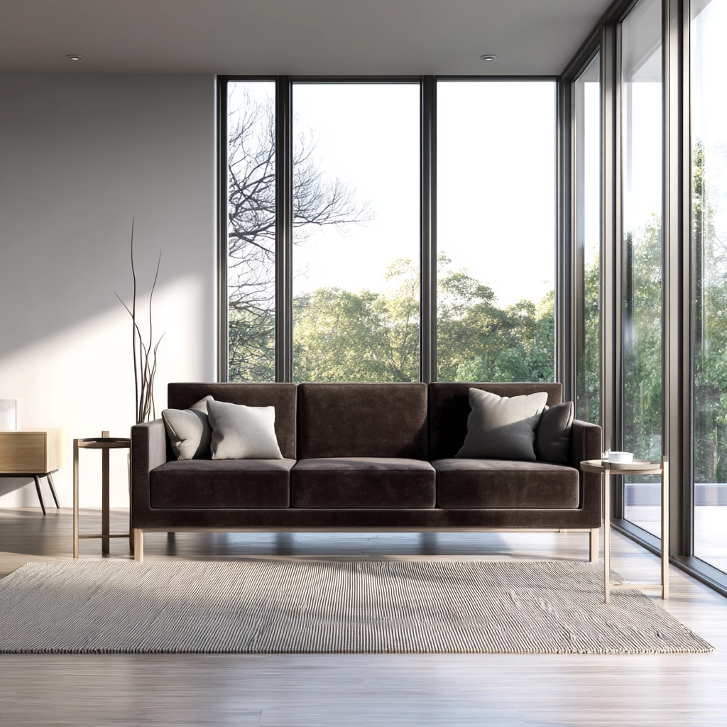 Dark Brown Couch Living Room Ideas 12