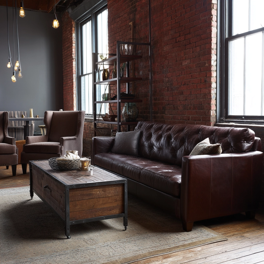 Dark Brown Couch Living Room Ideas 15