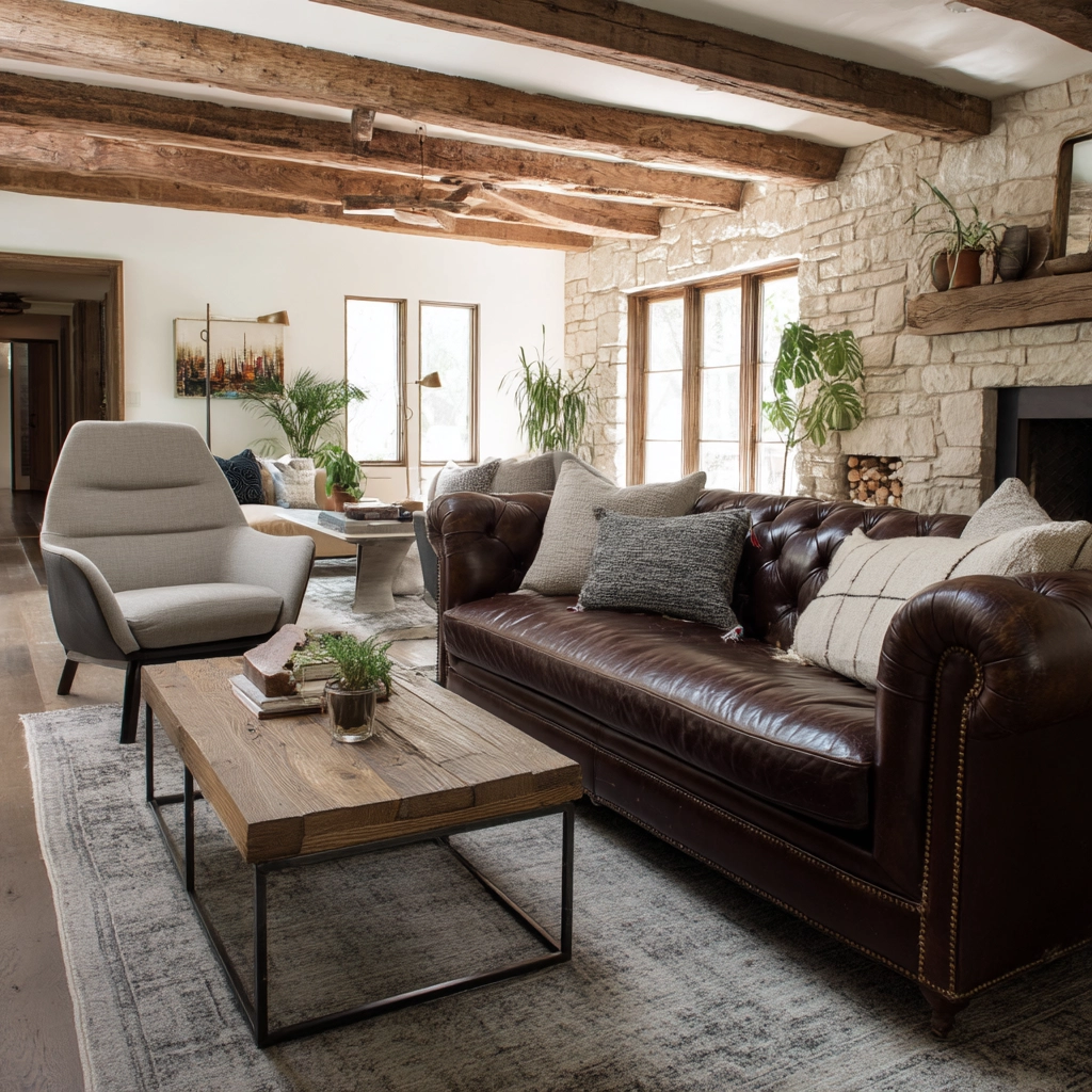 Dark Brown Couch Living Room Ideas 19