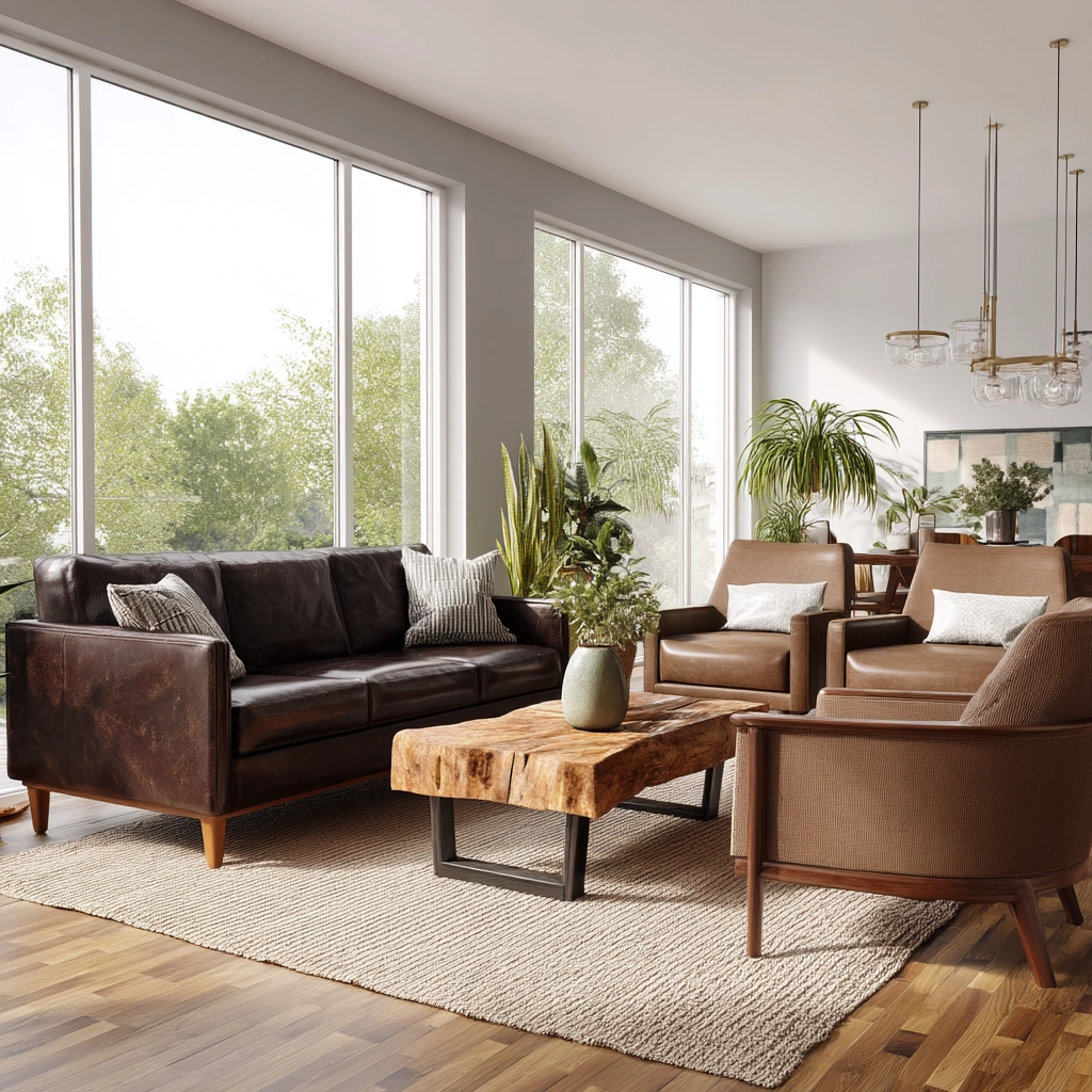 Dark Brown Couch Living Room Ideas 2