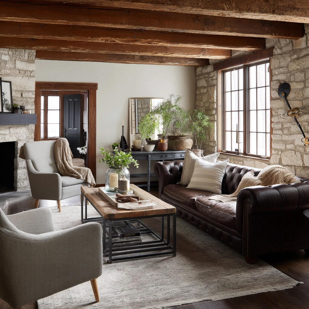 Dark Brown Couch Living Room Ideas 20