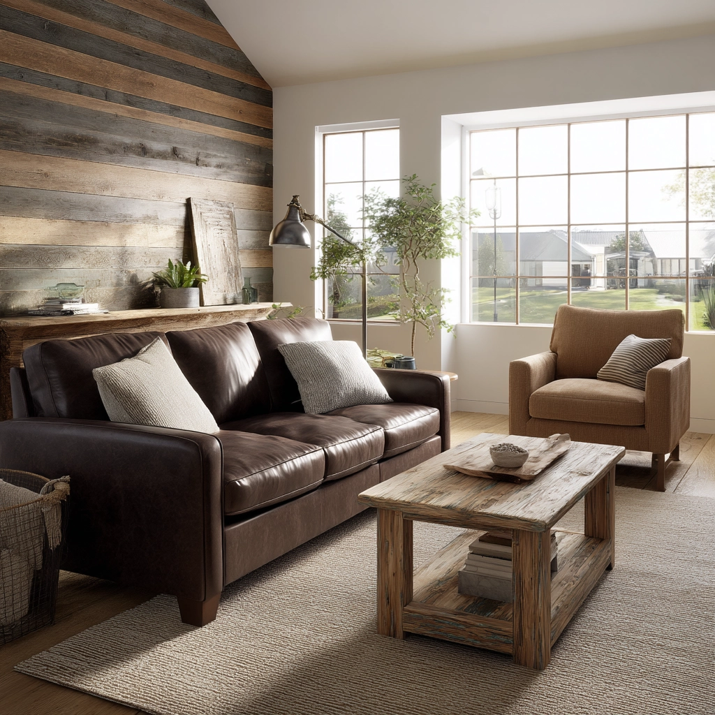 Dark Brown Couch Living Room Ideas 23