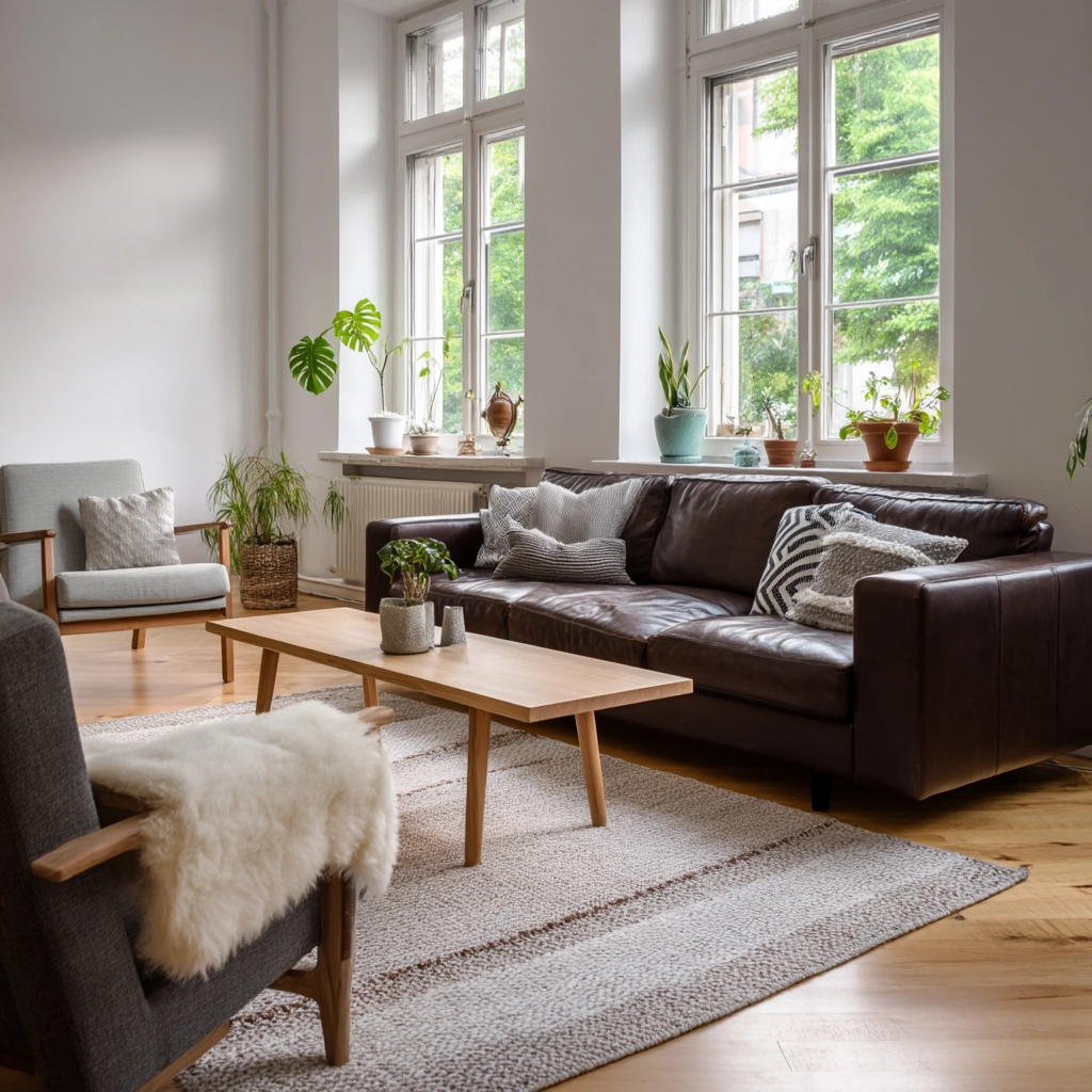 Dark Brown Couch Living Room Ideas 28
