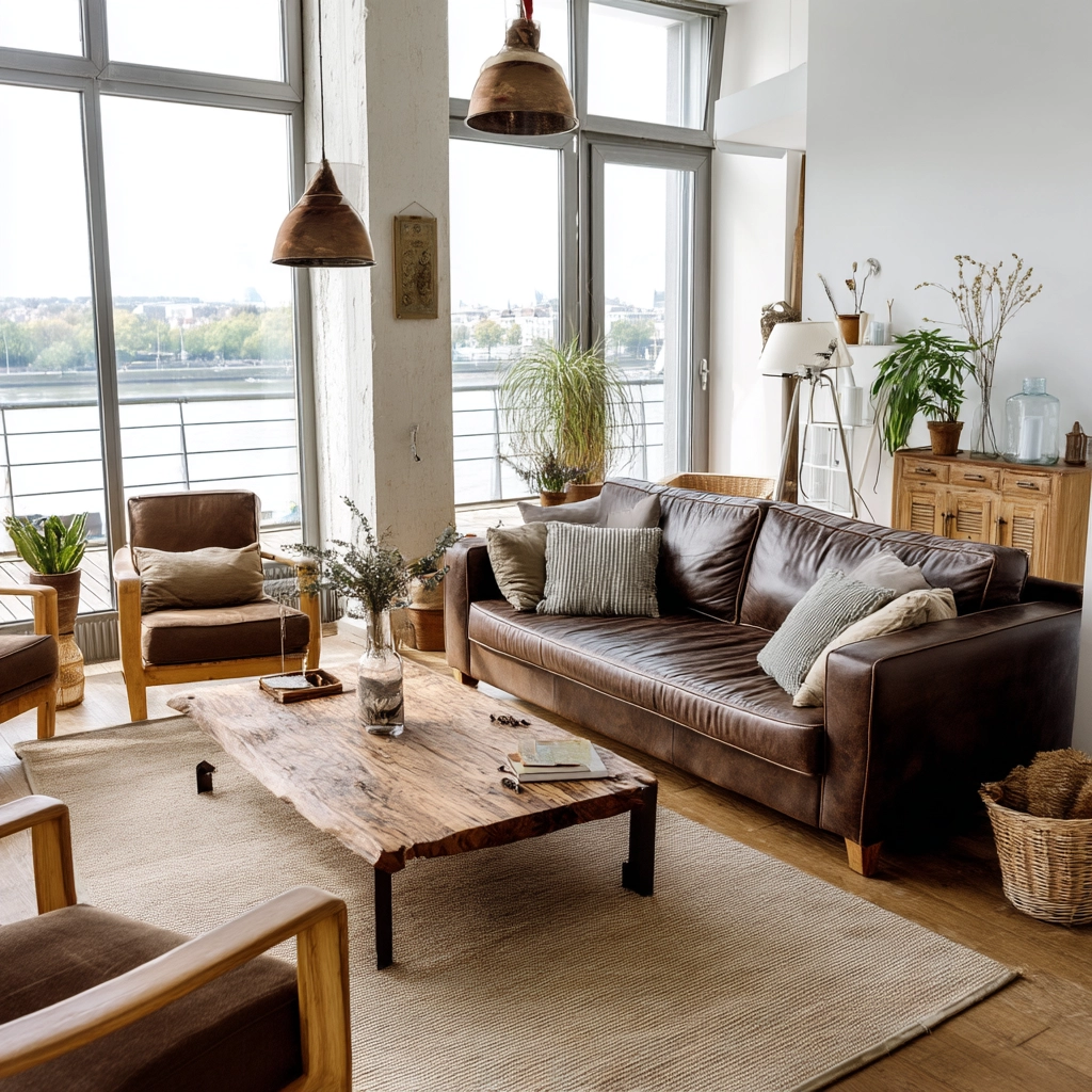 Dark Brown Couch Living Room Ideas 3