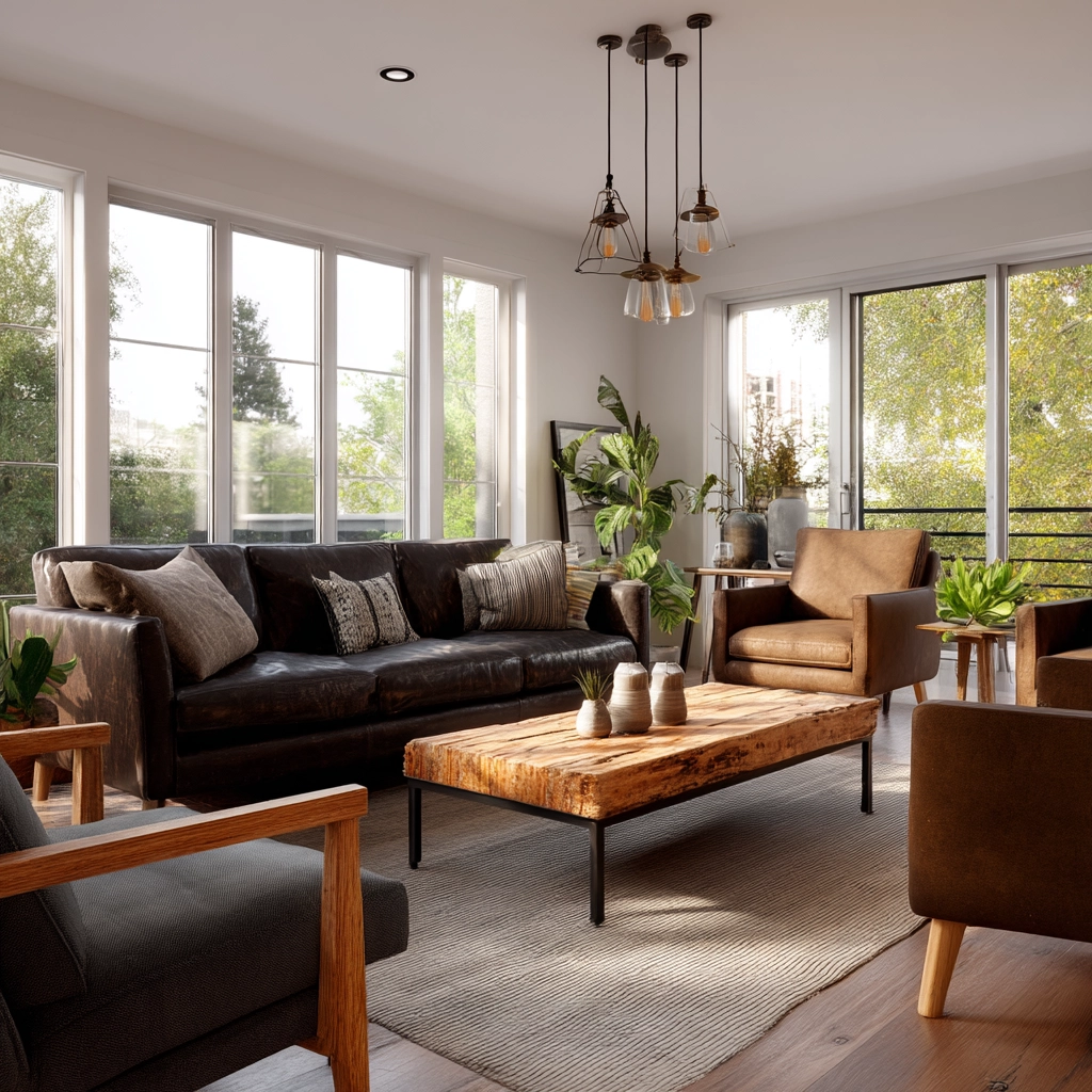 Dark Brown Couch Living Room Ideas 4